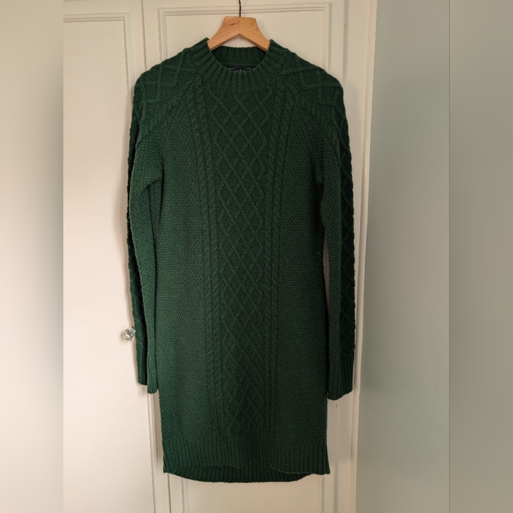 NWOT | Kiel James Patrick | Evergreen Knit Long Sleeve Dress - Picture 3 of 7